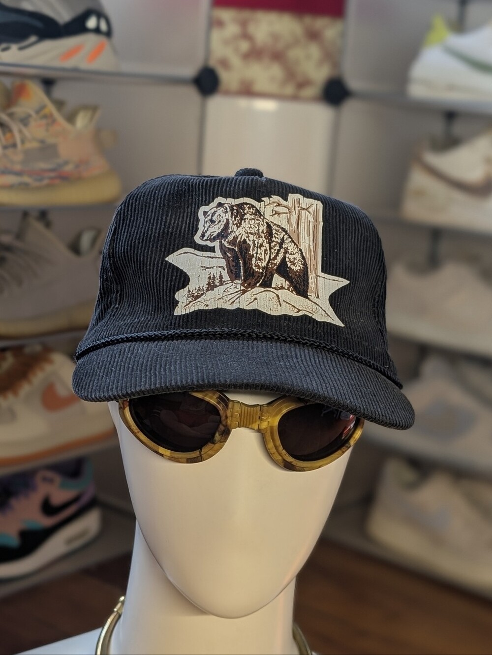 Brown Bear Vintage Corduroy Hat (OS)